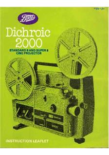 Boots Chemist Dichroic 2000 manual. Camera Instructions.